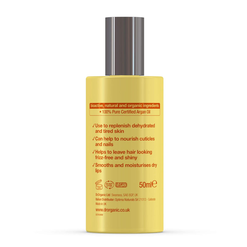 [Australia] - DR ORGANIC Liquid Gold 100% Pure Moroccan Argan Oil, 50 ml 
