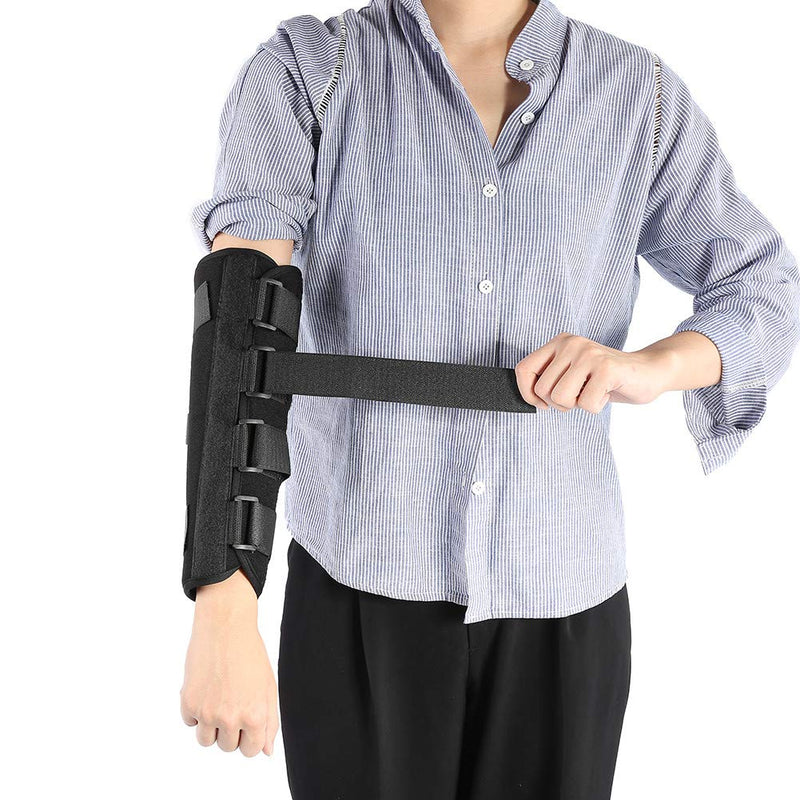 [Australia] - Weohoviy Elbow Brace, Night Elbow Sleep Support Breathable Splints for Cubital Tunnel Syndrome,Tendonitis,Ulnar Nerve,Tennis,Fits for Men and Women(S) Small 