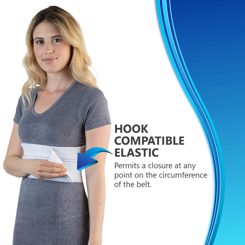 [Australia] - NYOrtho Elastic Rib Support Belt - Torso Compression Binder Binder Rib Brace Treatment,Wrap for Natural Healing (Female - Fits 30"-45" Chest) 30-45 Inch (Pack of 1) Female 