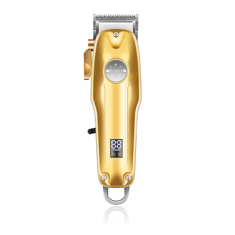 [Australia] - Kemei Professional Hair Clippers Hair Trimmer for Men Cordless Mens Hair Cutting Kit Kemei 1986 Pro for Barbers with LED Display Rechargeable Quite 