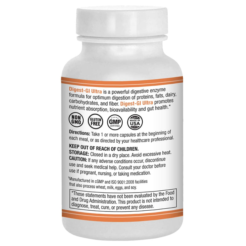 [Australia] - Digestive Enzyme Supplement Digest-GI Ultra - 90 Vegetarian Capsules - Digestion and Bloating Relief for Women and Men - AST Enzymes 