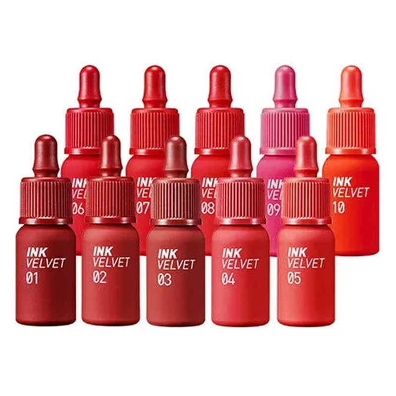 [Australia] - Peripera Lip Ink Velvet Tint Soft - Glowing Cosmetics Smooth And Shining, Long Lasting Makeup - Beauty Peak Rose 