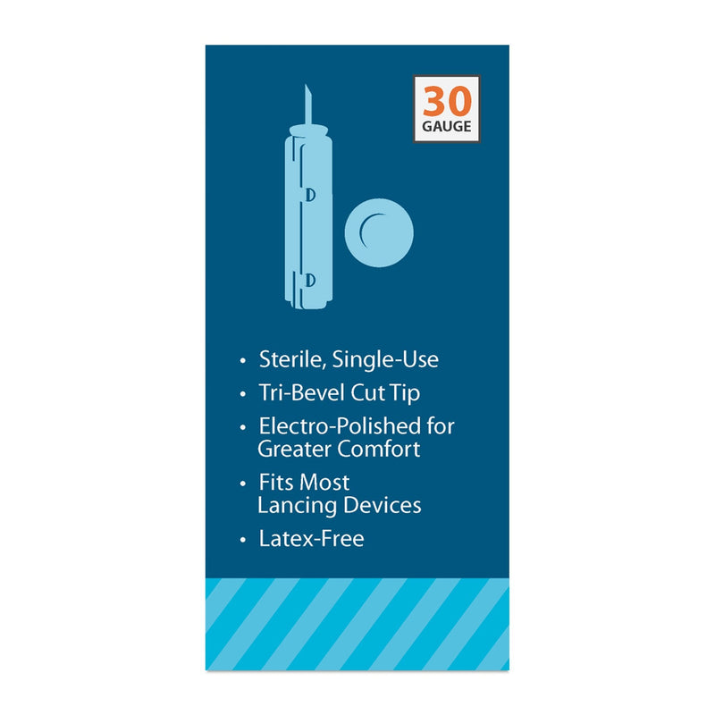 [Australia] - EasyTouch Twist Lancets - 30 G, (100 per Box) 