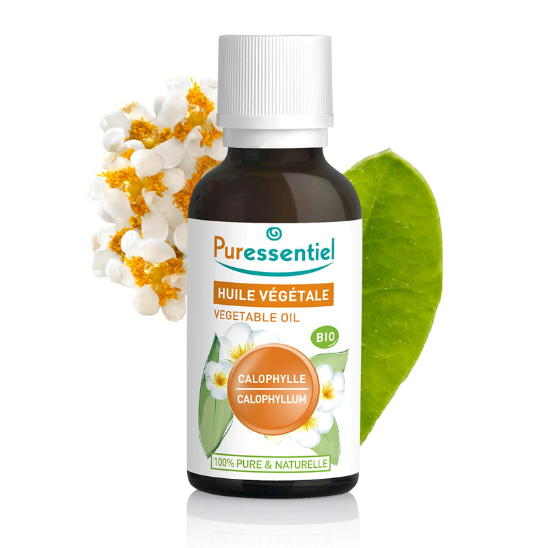 [Australia] - Puressentiel Organic Callophyllum Vegetable Oil, Benefits Hair and Skin - 100% Pure & Natural, Vegan - 1 fl oz 