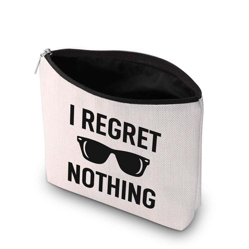 [Australia] - JXGZSO Bachelorette Party Bags Sunglasses Bachelorette Party Bag I Regret Nothing Bags No Regrets (I Regret Nothing White) I Regret Nothing White 