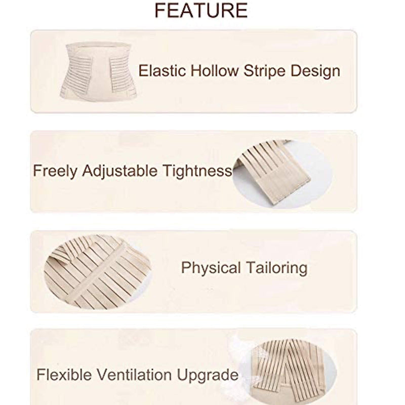 [Australia] - Postnatal Support Recovery Belly Wrap Waist Pelvis Shape Wear Girdle Support Band Belt Body Shaper 