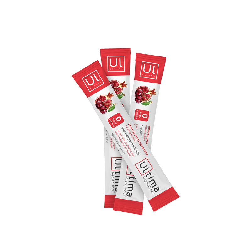 [Australia] - Ultima Replenisher Hydrating Electrolyte Powder, Cherry Pomegrante, 20 Count Box, no Sugar, no Carbs, no Calories, Keto, Gluten-Free, Non-GMO, Vegan 