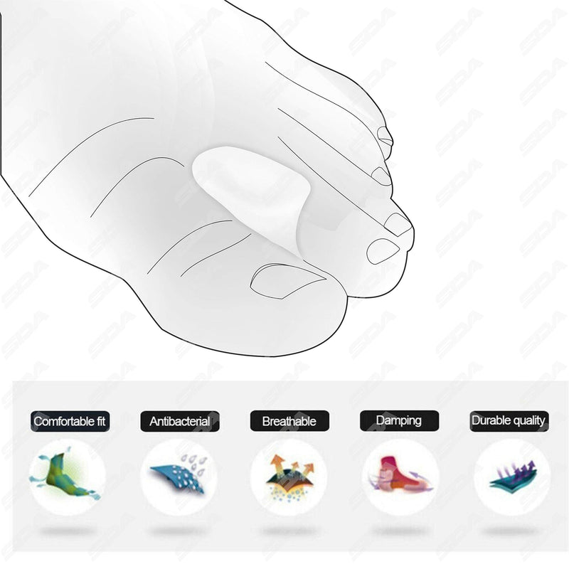 [Australia] - Silicone Toe Spreaders Bunion Gel Toe Spacers Separators - 4 PCS - Bunion Correctors Gel Toe Seperators Orthotics for Bunion Pain Relief, Overlapping Toes 
