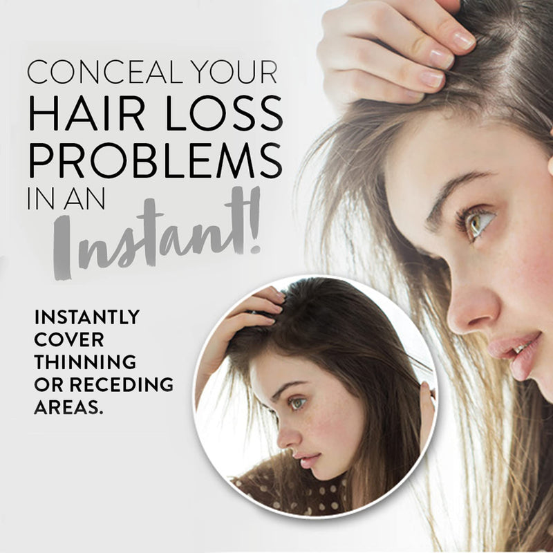 [Australia] - InstaHair Best Hair Building Fibres Dark Brown 23g - Hair Fibers for Men and Women, Hair loss concealer 