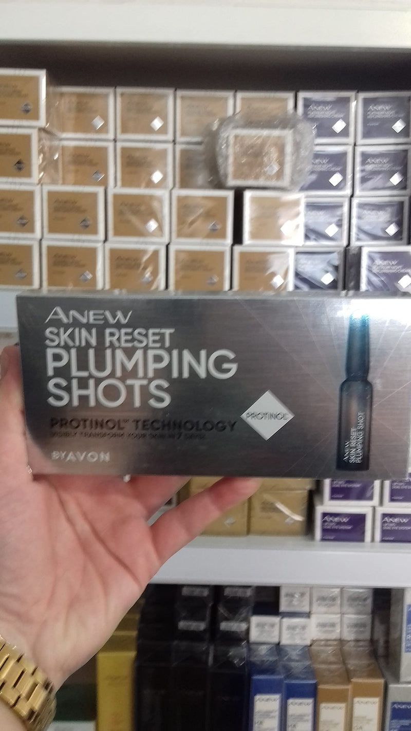 [Australia] - Anew Skin Reset Plumping Shots - 7 Day Facial Collagen plumping Treatment - plumping ampule 