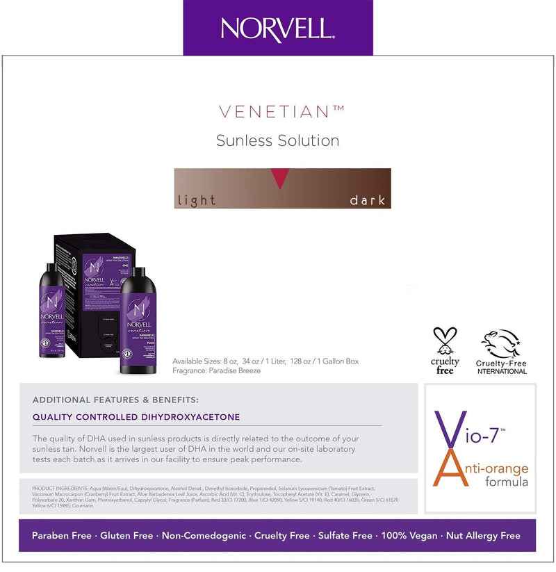 [Australia] - Norvell Premium Sunless Tanning Solution - Venetian, 236ml. 