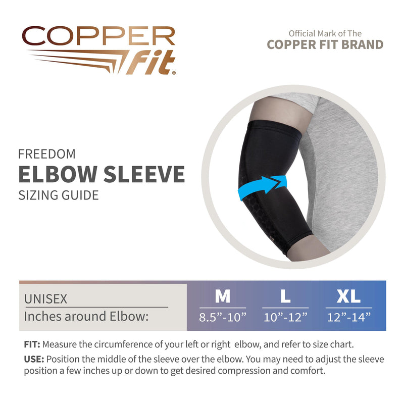 [Australia] - Copper Fit Freedom Elbow Compression Sleeve Medium 