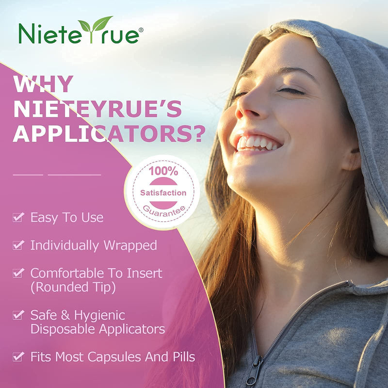 [Australia] - Nieteyrue Disposable Women Applicators (20 Packs) & Suppositories for Women (18 PCS) -- Support Feminine Health 