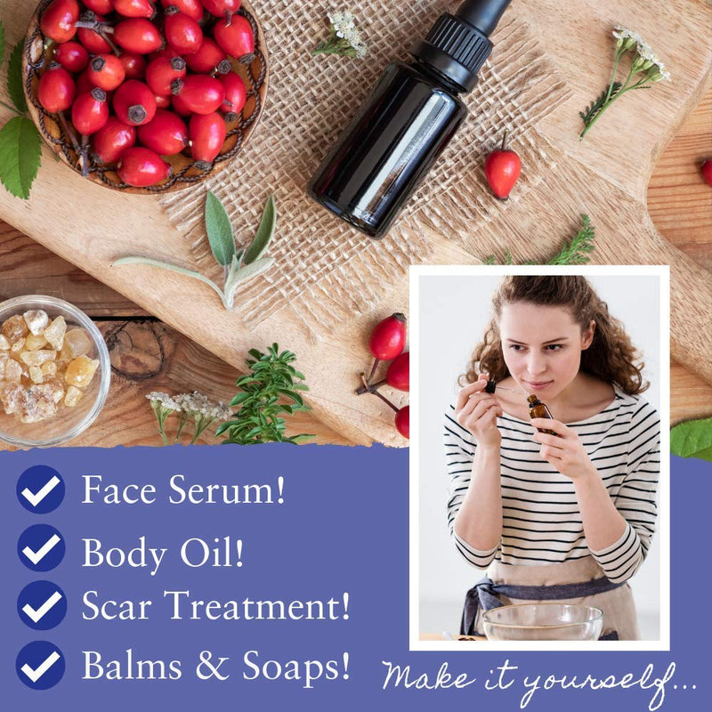 [Australia] - Absolute Aromas Rosehip Oil 50ml - Pure, Natural, Cold-Pressed, Vegan and Cruelty Free – Nourishing and Rejuvenating Moisturising Oil Rose 50 ml (Pack of 1) 