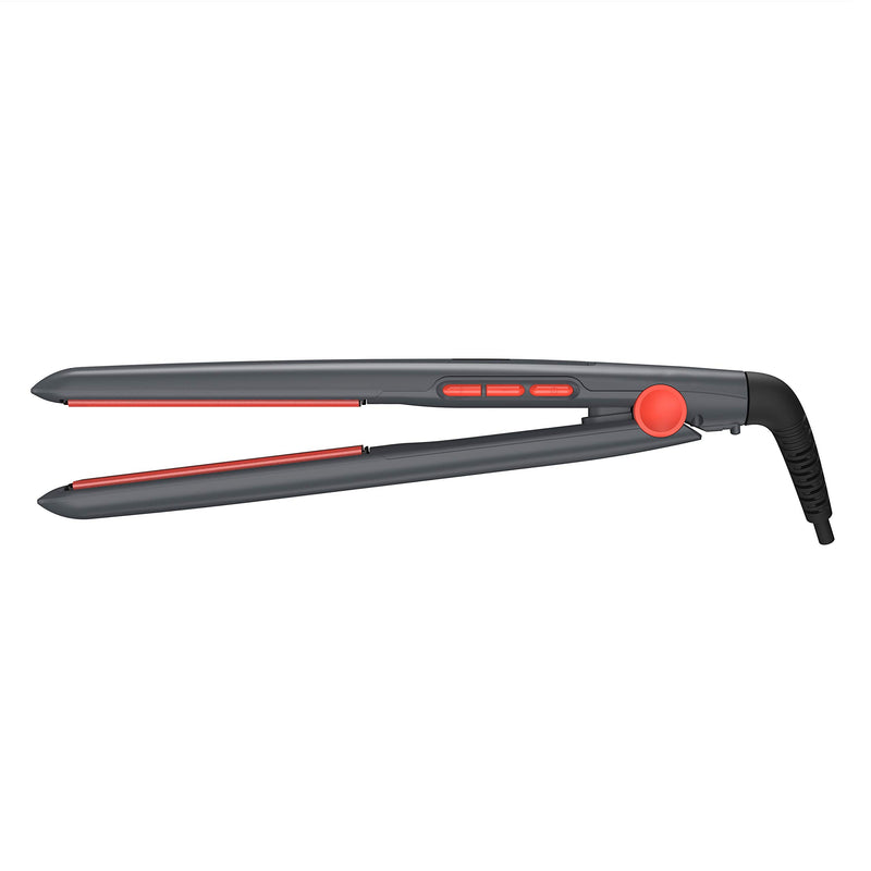 [Australia] - Remington S5500TA 1" Anti-Static Flat Iron with Floating Ceramic Plates and Digital Controls, Hair Straightener, Grey/Coral Coral 