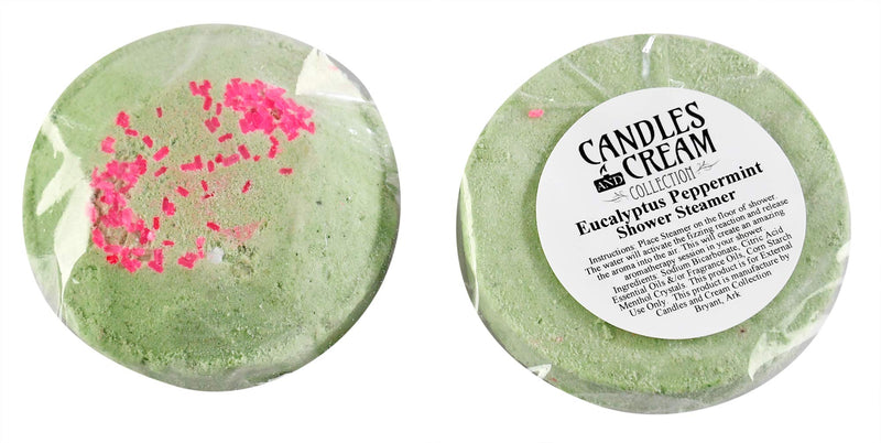 [Australia] - Candles and Cream Eucalyptus Peppermint Shower Steamer-Aromatherapy & Stress Relief, Restore & Soothe Body-Set of 2 