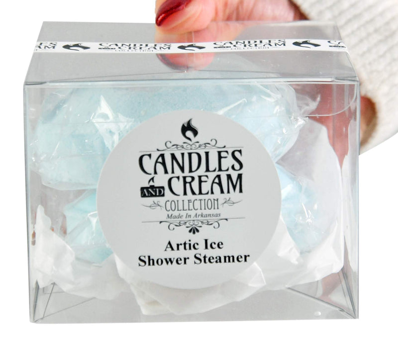 [Australia] - Candles and Cream Arctic Ice Shower Steamer-Aromatherapy & Stress Relief, Restore & Soothe Body-Set of 2 