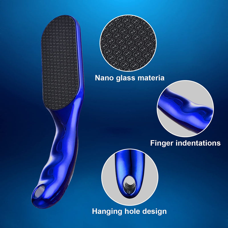 [Australia] - Foot File Callus Remover for Feet,KUMBAZZ Nano Glass Foot File for Dead Skin,Gently for Foot Callus Remover,Cracked Heel Pedicure Tools,Wet and Dry Feet 