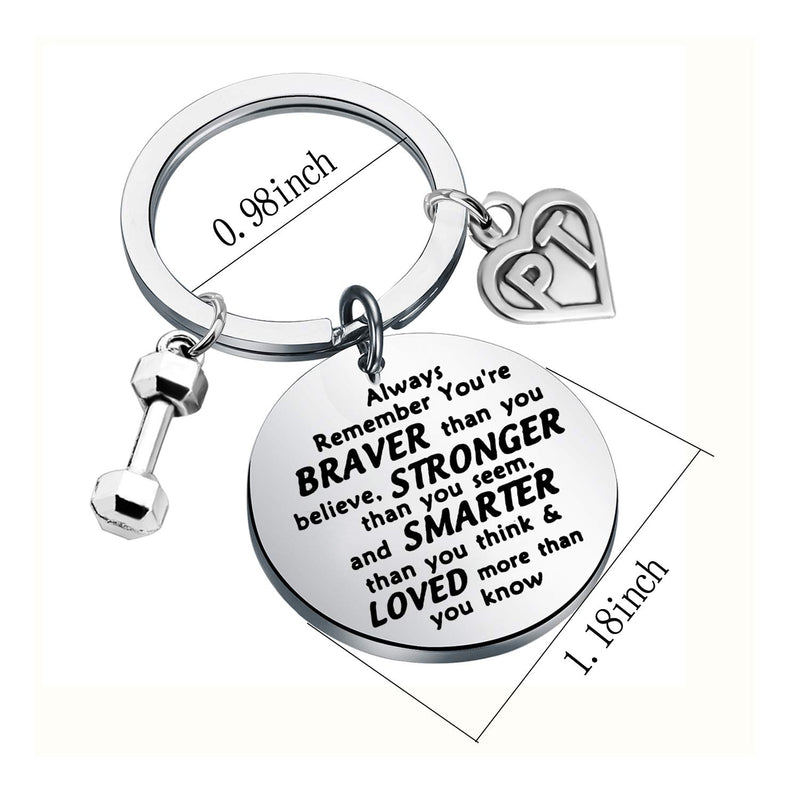 [Australia] - BNQL Physical Therapist Gifts Physical Therapist Keychain PT Graduation Gift Physical Therapist Jewelry Inspirational Gifts for Physical Therapists 