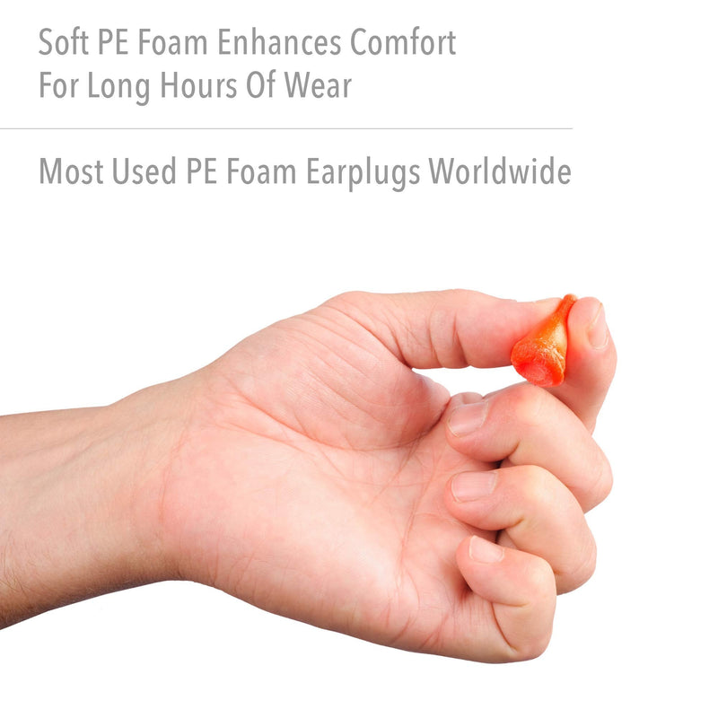 [Australia] - Honeywell Howard Leight 3301161 Single Use Uncorded Earplugs Max Hearing Protection, SNR 37, Orange, (Pack of 200 Pairs) 