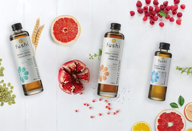 [Australia] - Fushi Really Good Stretch Mark Oil 100ml | Best for Stretch Marks, Scars, Dehydrated Skin & Uneven Skin Tone | Unfragranced Natural Formulation | Triple Strength Indian Tulsi |Ethical & Vegan 