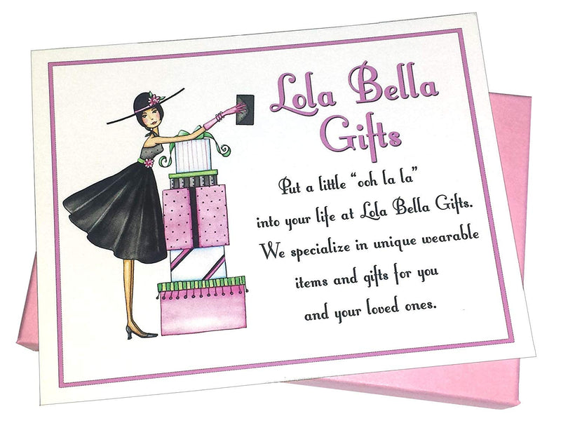 [Australia] - Lola Bella Gifts Giraffe Pendant Necklace and Earrings Set with Gift Box 