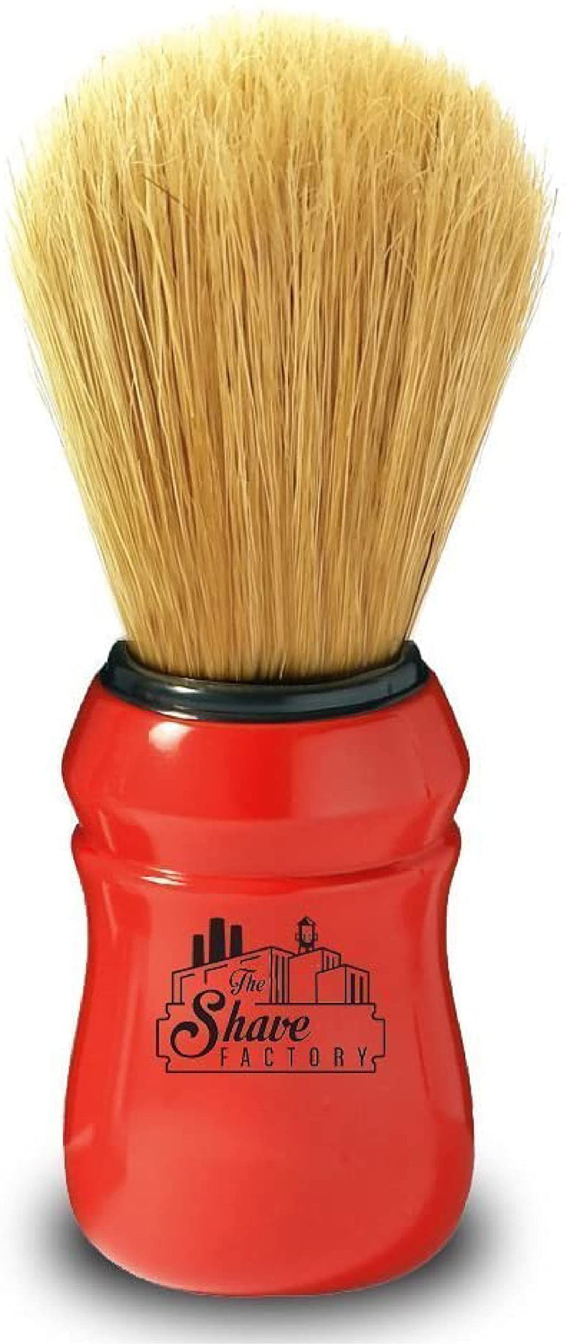 [Australia] - Arko/Omega Shaving Soap- 90g, Bowl Case + Omega Shaving Brush, Natural Boar Bristle, Red 