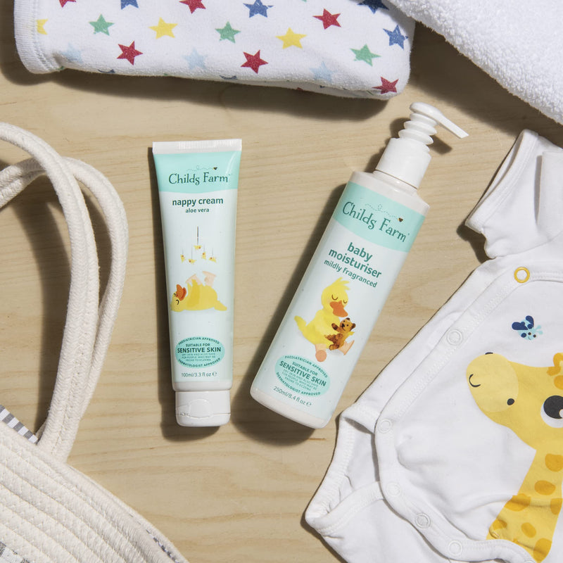 [Australia] - Childs Farm | Baby Nappy Cream | Aloe Vera | Suitable for Newborns with Dry, Sensitive & Eczema-prone Skin | 100ml 100 ml (Pack of 1) 