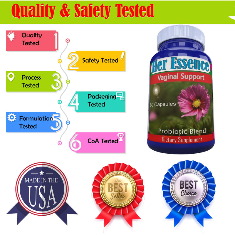 [Australia] - Embarrassed with Women Vaginal Odor? Female Urinary Odor? Try Vaginal Odor Feminine Care Supplement 60 Pills Women Urinary Tract Vitamin Probiotics and Prebiotics Vaginal Probiotics 