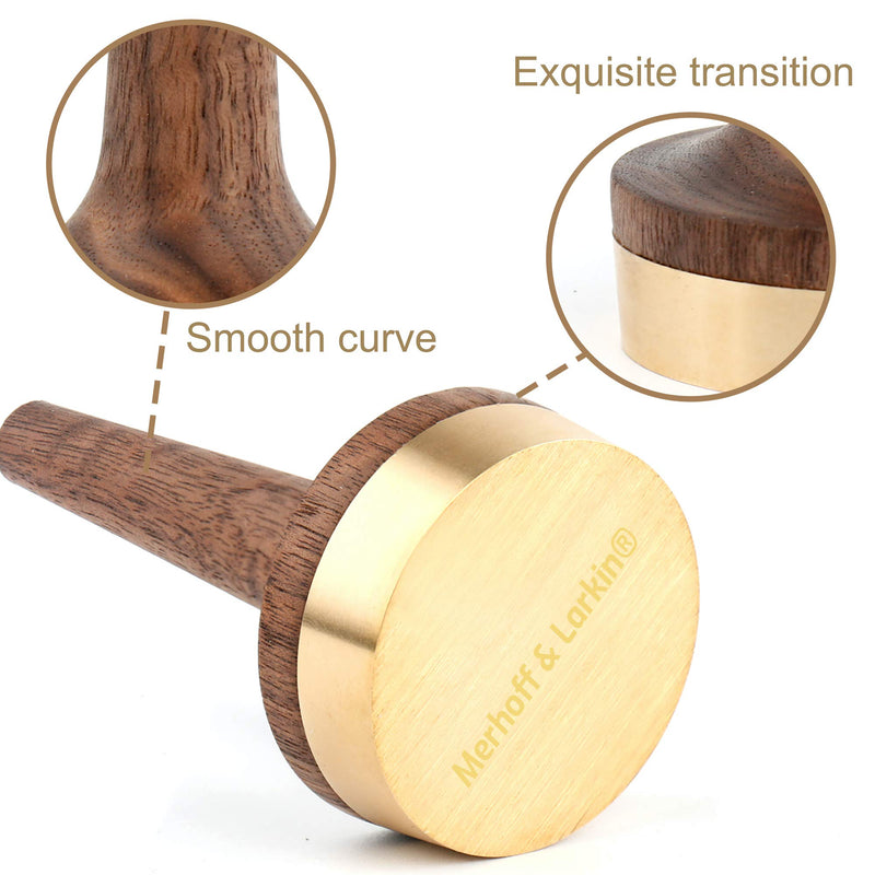 [Australia] - Wooden Ring Holder For Jewelry | 1 Piece | Black Walnut Wood & Brass Stand | Perfect Gift For Men & Women, Engagement, Wedding & Anniversary | Him & Her Rings Modern Display | Fits Any Band Size 00 Up 