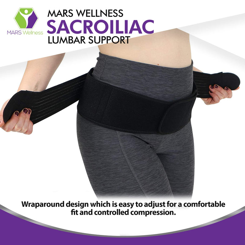 [Australia] - Sacroiliac Support SI Loc Hip Belt for Men and Women Lumbar Lower Back Joint Pelvic Posture Support Large/X Large Large/X-Large (Pack of 1) 