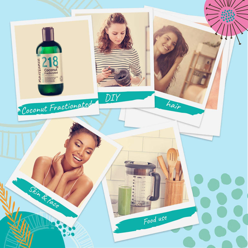 [Australia] - Naissance Organic Liquid Fractionated Coconut Oil (No. 218) 250ml - 100% Pure Natural for Skin, Hair, Lip Gloss, Beauty, Recipes, Aromatherapy, Massage - Edible MCT Oil ‚Äì Cruelty Free, Vegan 
