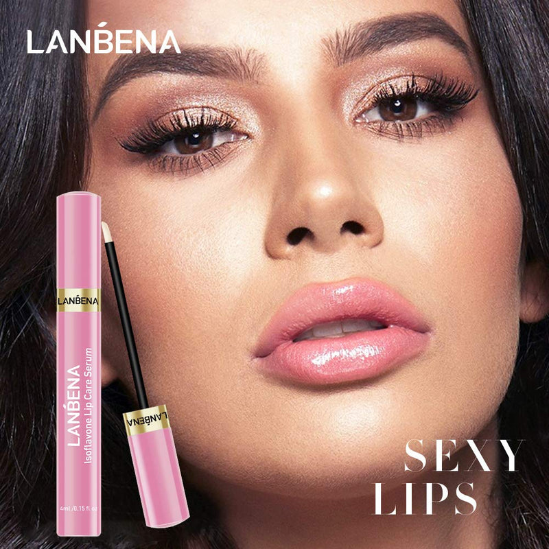 [Australia] - Lips Care Serum Lip Essence Balm Lips Moisturizing Plumping Cream for Reduce Fine Lines + Making Sexy Doodle Lips and Repair Necrotic Skin (Packaging Upgrade) Pink 