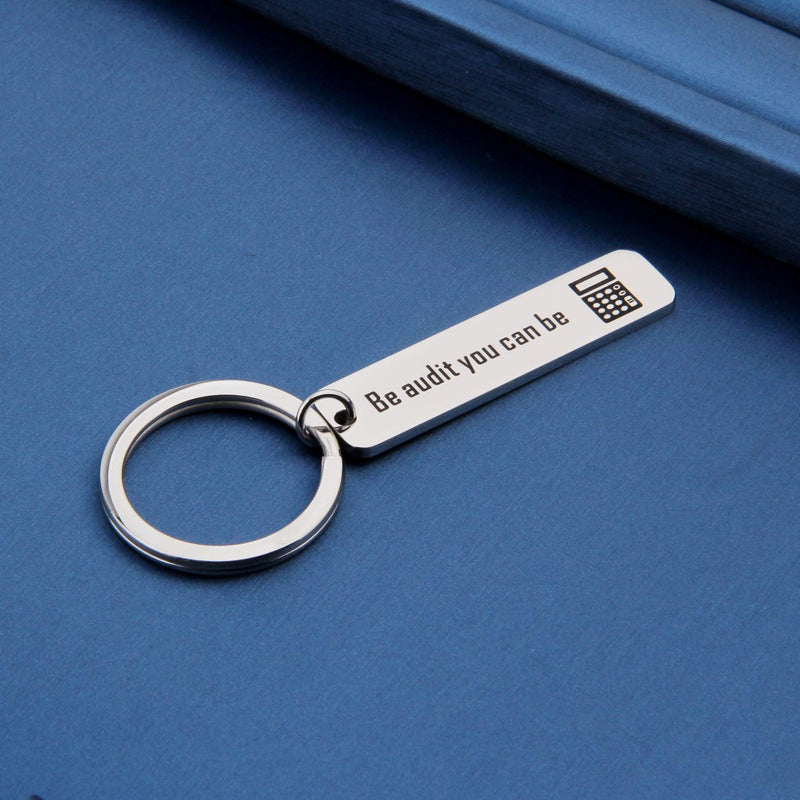 [Australia] - MYOSPARK Accountant Gift Graduation Gift for Accountant CPA Gift Be Audit You Can Be Keychain Auditor Jewelry Audit Keychain 