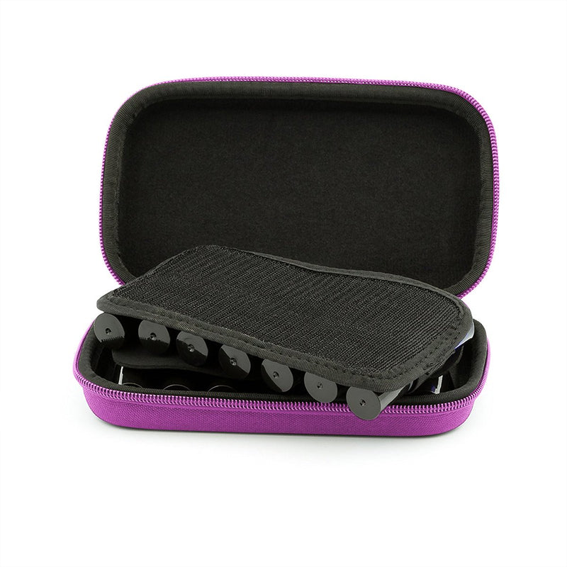 [Australia] - Aroma Outfitters Essential Oil Carrying Case. Premium Storage Protection & Organizer for Roller Bottles. Carry Case Protects up to 14 Roller Balls and Sample Drams - Perfect for Travel (Pink) pink 