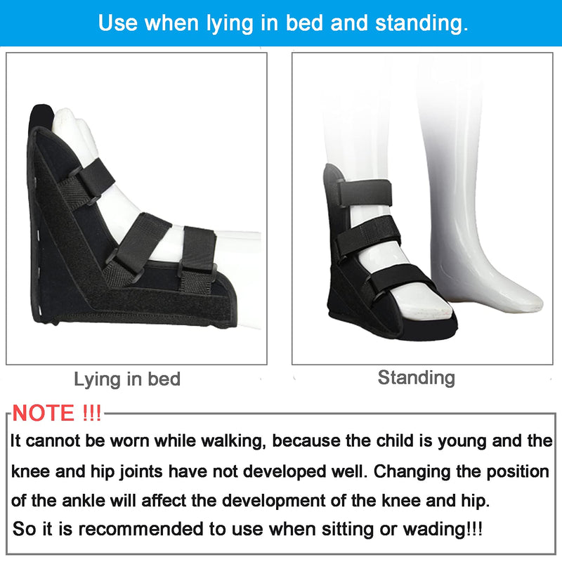 [Australia] - AFO Drop Foot Brace for Kids Toddler Ankle Foot Orthotics Night Splint, Baby Functional Orthotics & Foot Stabilizer, Improves Standing or Walking (16CM) 16CM 