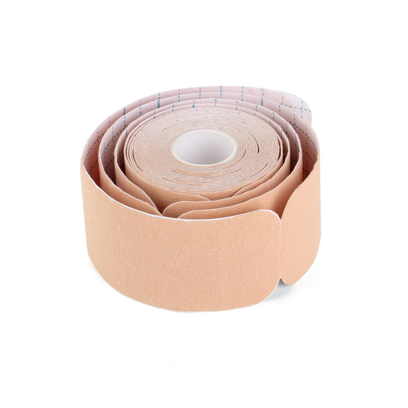 [Australia] - SUPERBE K Athletic Tape, Kinesiology Tape Precut - Premium Kinesthetic Tape for Muscles Knee Shoulder Elbow, 2 Inch x 16.5 feet (3 Rolls Pack) Beige 