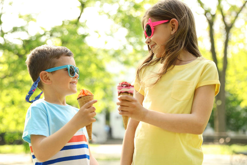 [Australia] - Ukes Kids Floating Neoprene Sunglass and Glasses Straps - Tropical Design Pack of 3 (Glasses Not Included) The Tropical Kids Pack 