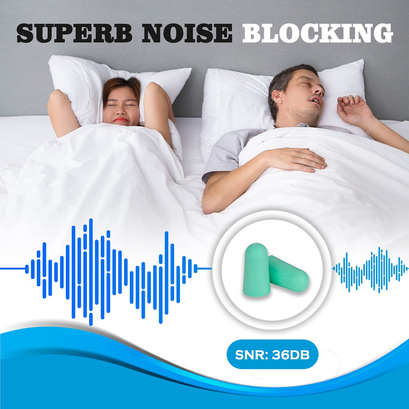 [Australia] - (50 Pair) Ear Plugs for Sleeping, Reusable Soft Foam Earplugs Noise Cancelling Sound Blocking Reduction Earplugs for Sleeping, Snoring, Concerts, Airplanes, Travel, Work, Loud Noise, 35dB Highest NRR 