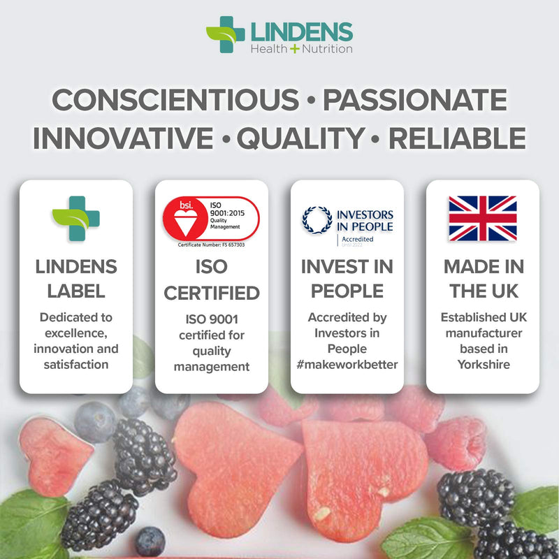 [Australia] - Lindens Coenzyme Q10 30mg - 120 Tablets- Popular for Statin Users | Protection from Oxidative Stress | CoQ10 Ubiquinone | Ubiquinol | Made in The UK, Letterbox Friendly 