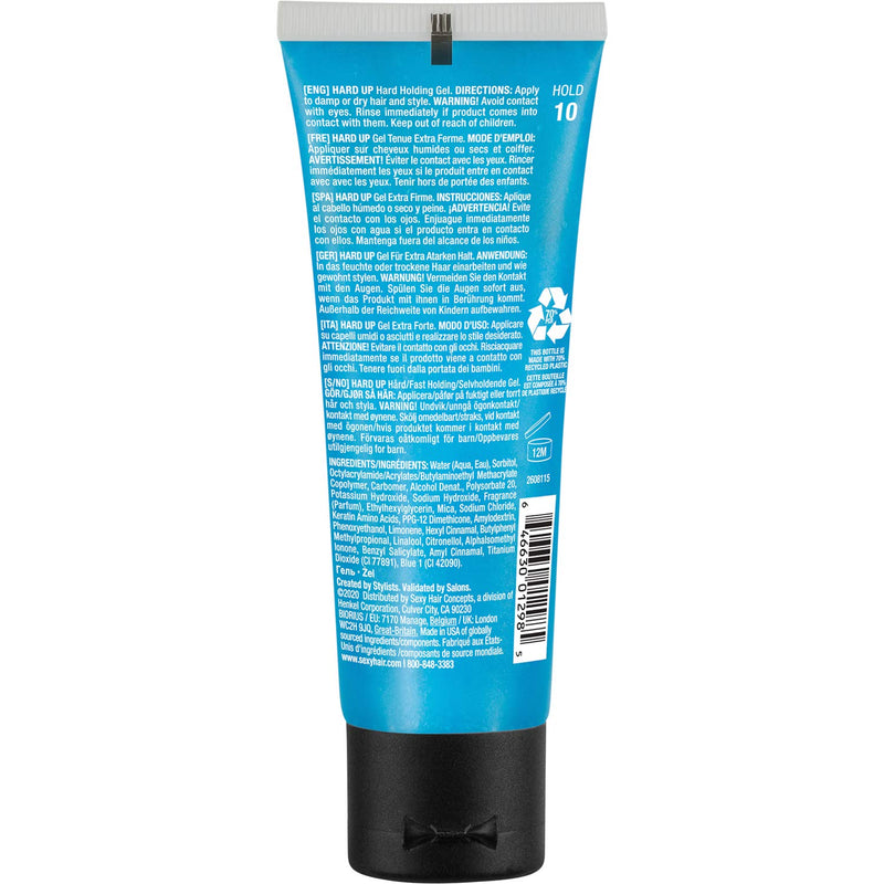 [Australia] - SexyHair Style Hard Up Hard Holding Gel | Extreme Hold | Non-Flaking Formula | All Hair Types 1.7 Ounce (Travel Size) 