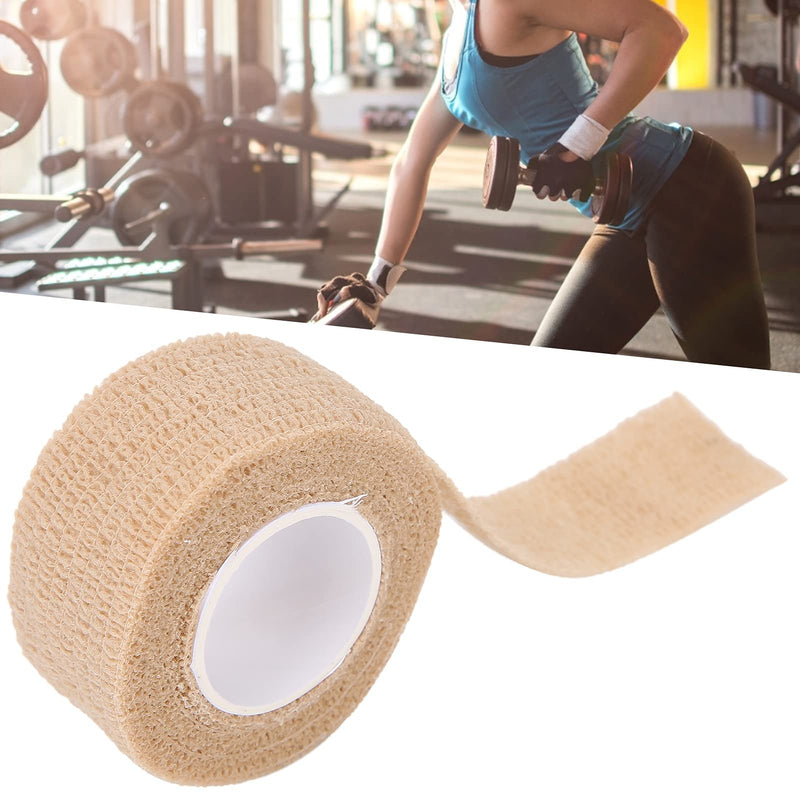 [Australia] - Self Adherent Cohesive Bandages Wrap,Breathable Flexible Non Woven Flexible Cohesive Tape Wrap, Athletic Tape, Hand & Wrist Wraps, Ankle Tape (2.5cm4.5m) - Brown 2.5cm*4.5m 