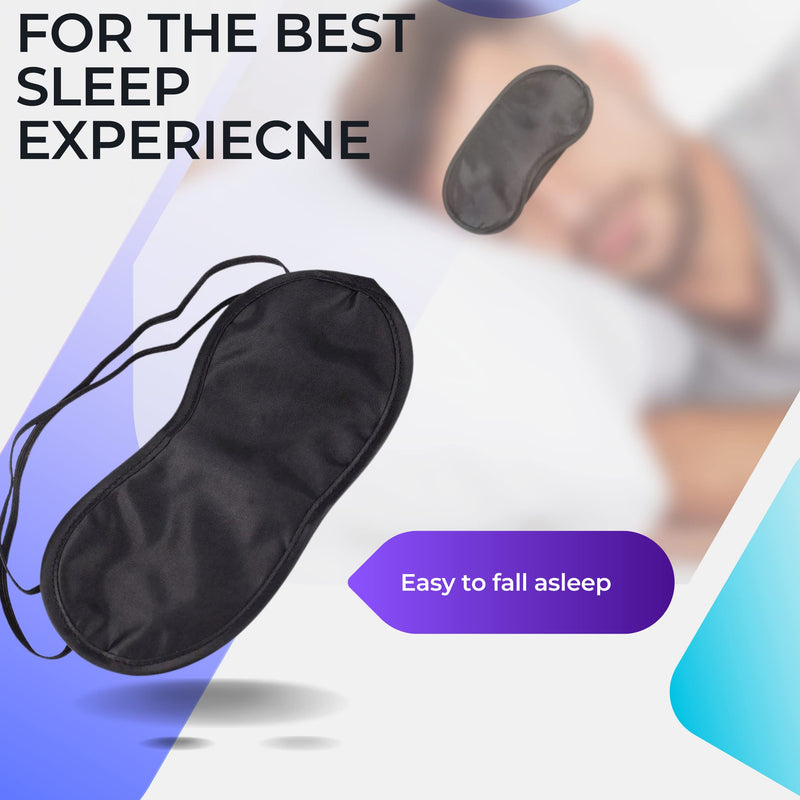 [Australia] - LOYAL 21G (2 Pack) Sleep Masks for Women and Sleep Masks for Man, Super Smooth Eye Mask with Strap 100% Suitable for Lunch Break/Travel/on The Plane/Hotel 