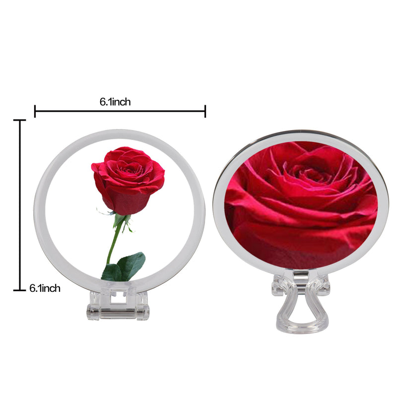 [Australia] - Miss Sweet Folding Hand Held Mirror with 10x Magnification & True Image, 6.1inch Travel Mirror (10X) 
