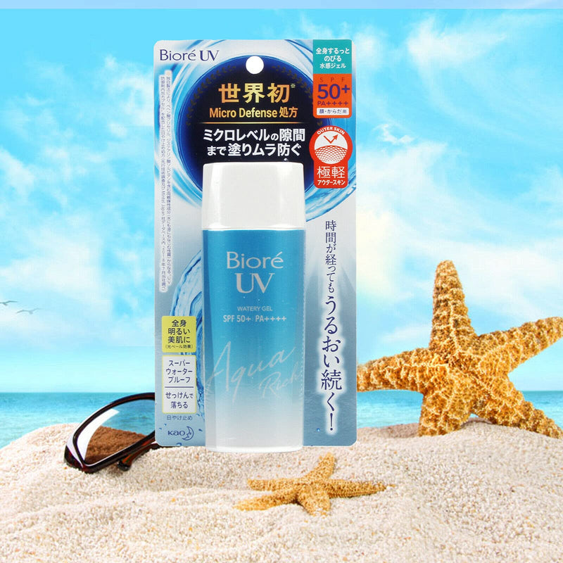 [Australia] - Kao Biore UV Aqua Rich Watery Gel Sunscreen SPF50+ PA++++ 90ml 