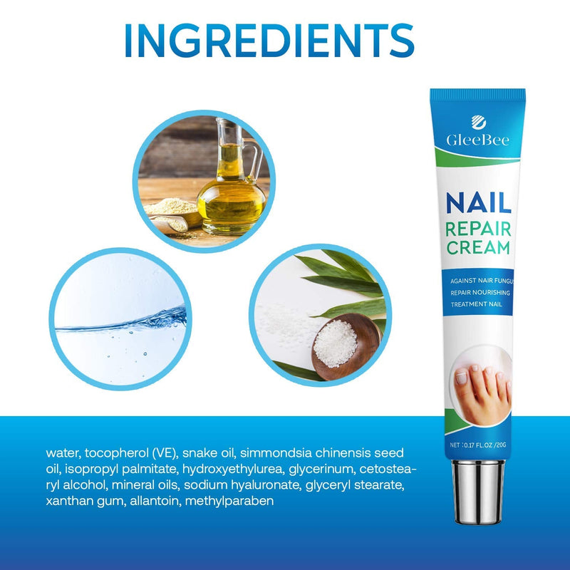 [Australia] - Fungal Nail Treatment, Fungus Nail Cream, Strong Anti-Fungal Toenail Cream, Nail Repair Nourishing Treatment, Restores Discolored and Damaged Nails 