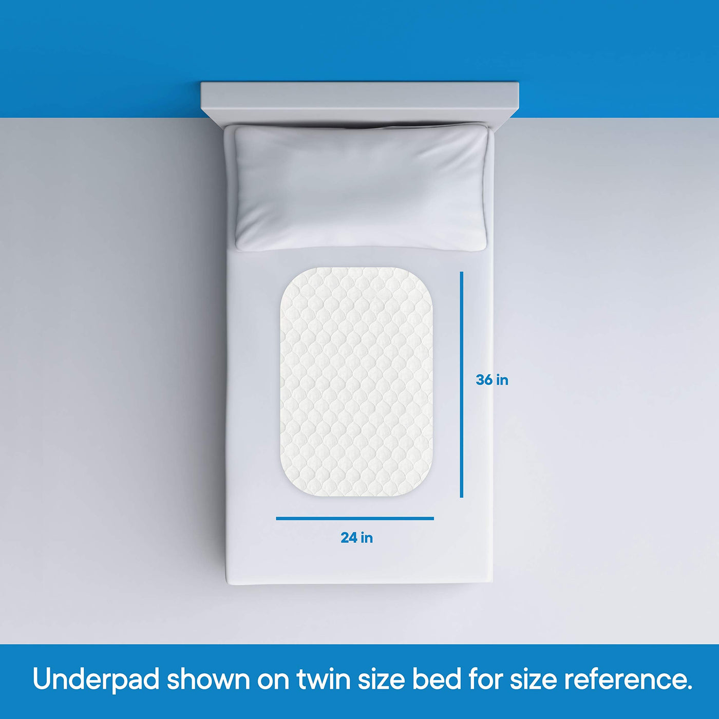 Washable Bed Pads / Reusable Incontinence Underpads 24x36 - 4 PACK