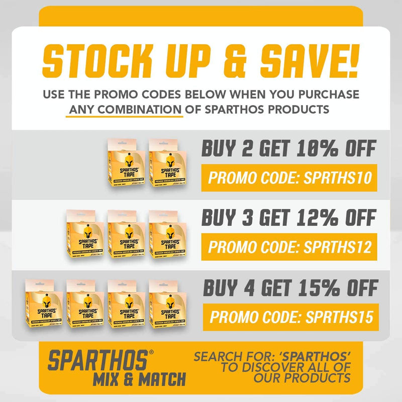 [Australia] - Sparthos Kinesiology Tape - Bulk Large Jumbo - Free Kinesio Taping Guide! - Support for Pro Athletic Sports and Recovery - Rocktape Waterproof Tex Rock Gold Tapes - Uncut 115 ft Roll (Beige) Desert Beige 
