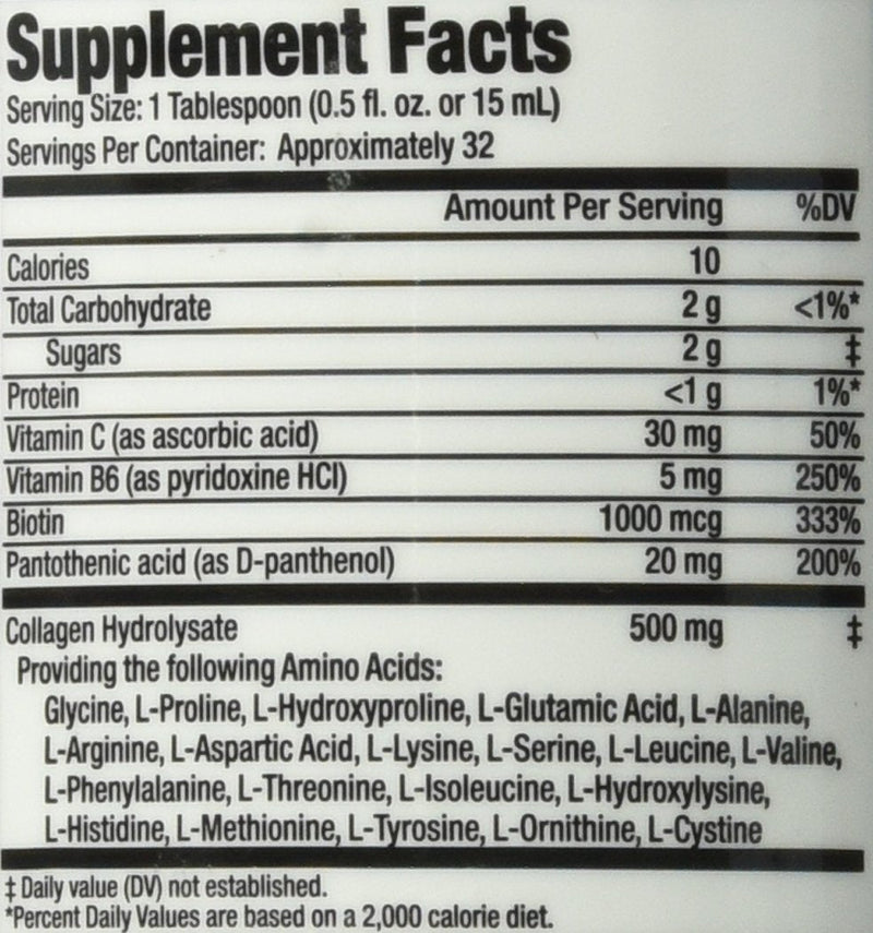 [Australia] - Rejuvicare Liquid Collagen Beauty Formula with Amino Acids, Protein and Biotin, Delicious Grape Flavor, Purple 16 oz ,32 servings 16 Fl Oz (Pack of 1) 