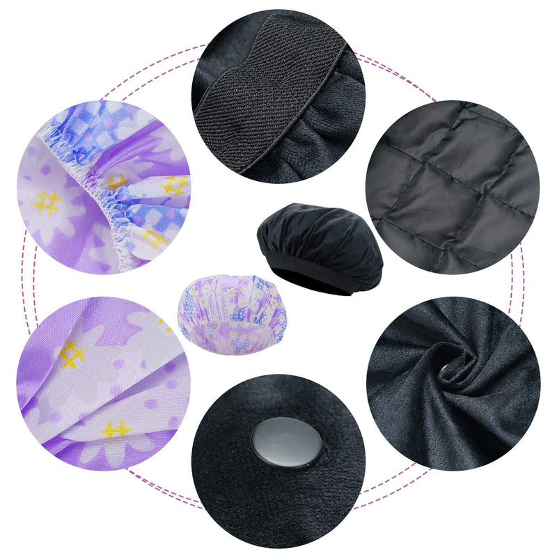 [Australia] - Locisne Removable Flaxseed Deep Conditioning Heat Cap Microwavable Steam Heated Hat Cap for Regular Deep Damaged Hair Conditioners Hydrate Moisturize Condition Treatment 